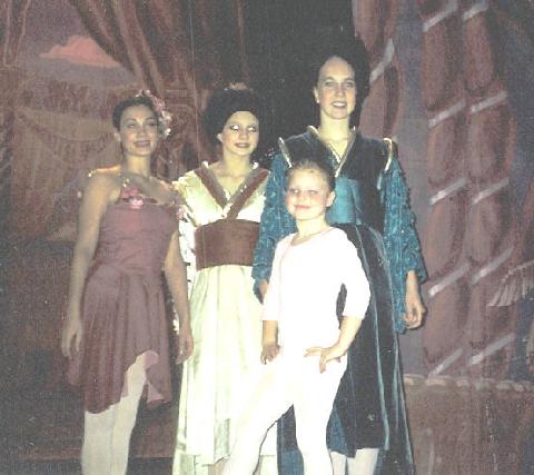 Adriana with her students performing in Albano's Nutcracker