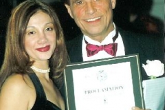 Adriana with Joseph Albano, founder of The Hartford Ballet